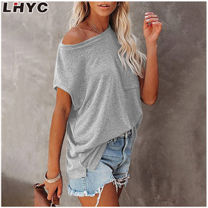 Custom Casual Summer Stylish Designer Cotton Blank Short Sleeve 2022 T-Shirts For Women