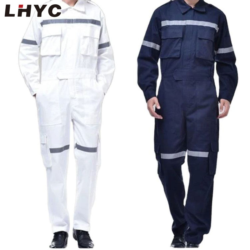 Wholesale Waterproof Adult Mens Multipockets Mechanic Overall Uniforms Work Clothes 