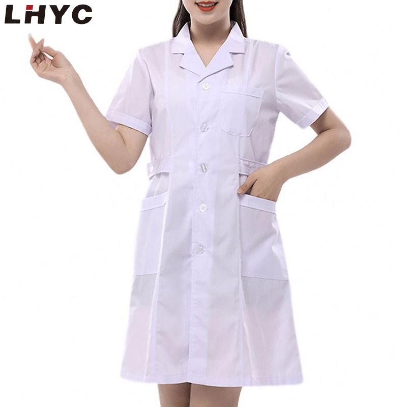 Wholesales Factory direct Women Laboratory Coat Uniform white doctor lab coats for Ladies