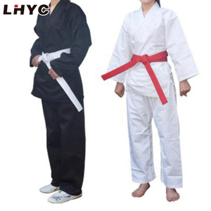 Customized approved polyester suits hot sale white cotton karate uniform