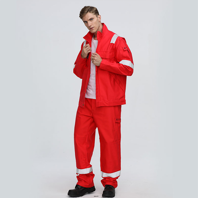 Factory Sell Orange Resistant Fireman Suit Fire Safety Suit workwear uniform