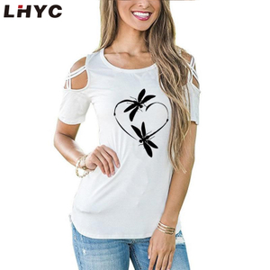 Short Sleeve T-shirts Women Casual Off The Shoulder Tees Tops Female T-shirts For Ladies 2022