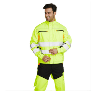 Custom men safety high visibility safety clothes men spring autumn jacket