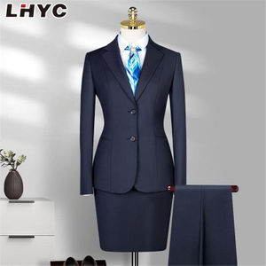 Factory Supply High Premium Slim Fit Women Suit Business Suit Office Uniform 
