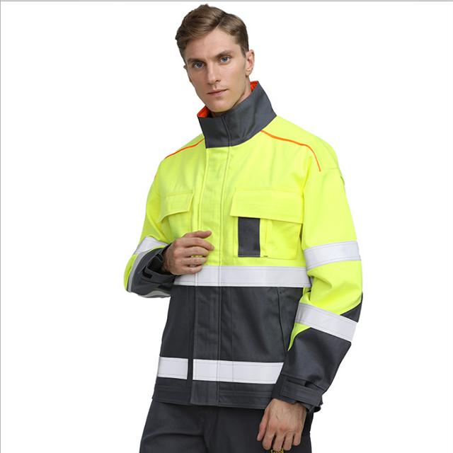 Factory high quality customized Men polyester anti-wrinkle working uniform 