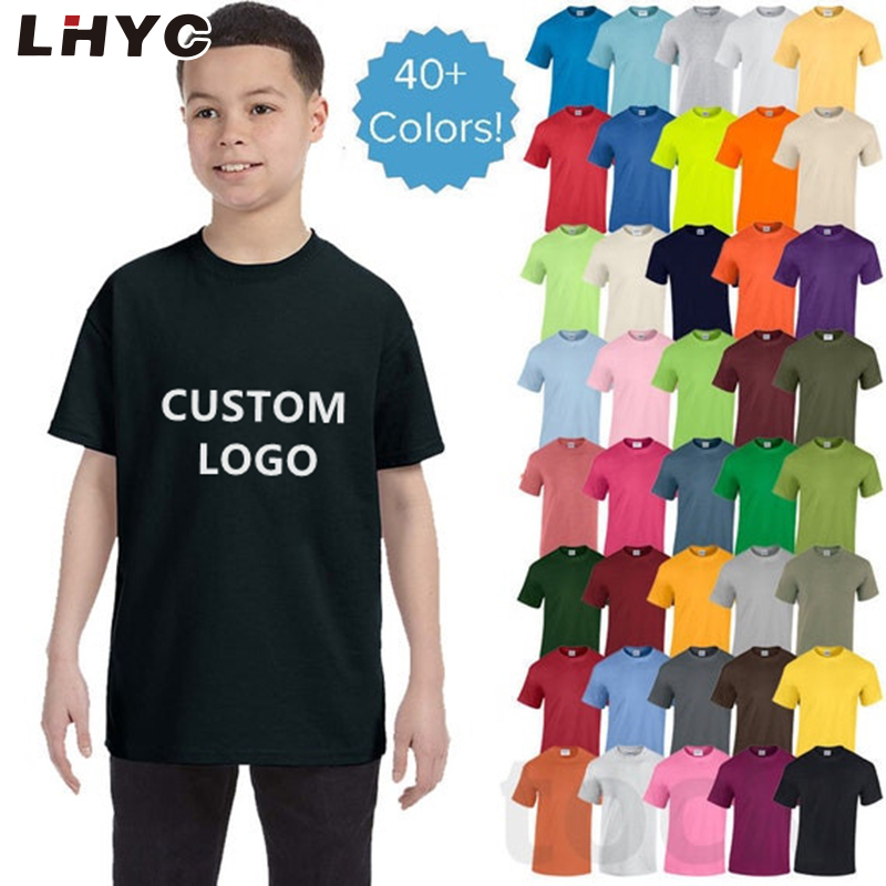 2022 New design Kids short sleeve t shirt Custom printing kids t shirt cotton