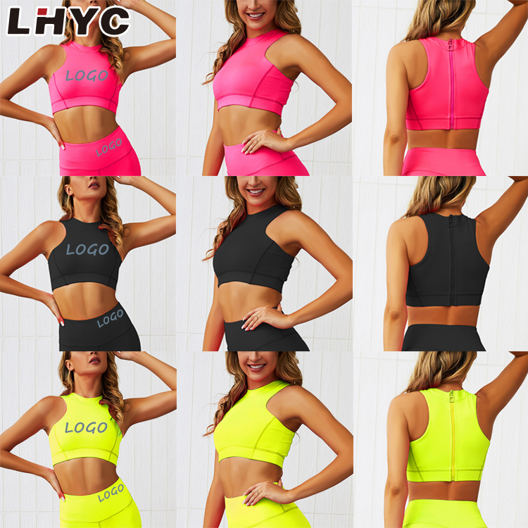 Candy color Women Pants Crop Top Girls Two Piece Sets Tracksuits fitness gym Yoga Set