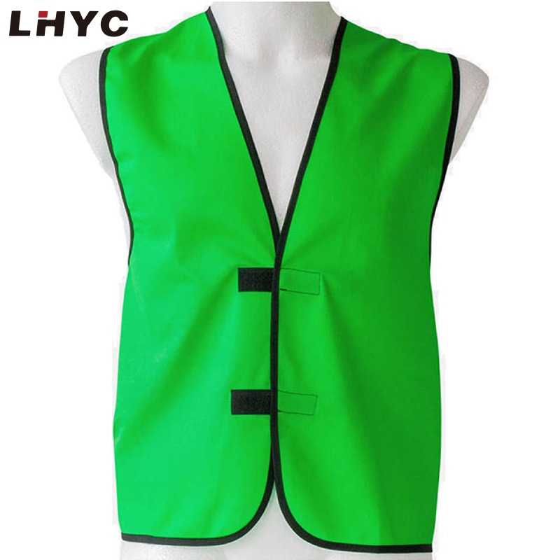 High visibility light reflective pink night safety running vest with custom logo and design