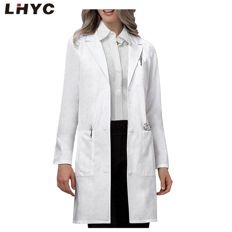 Man Women nurse Uniforms medical designs doctor white lab coat