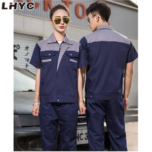 customized uniform for men and women Summer Short sleeve Work clothes