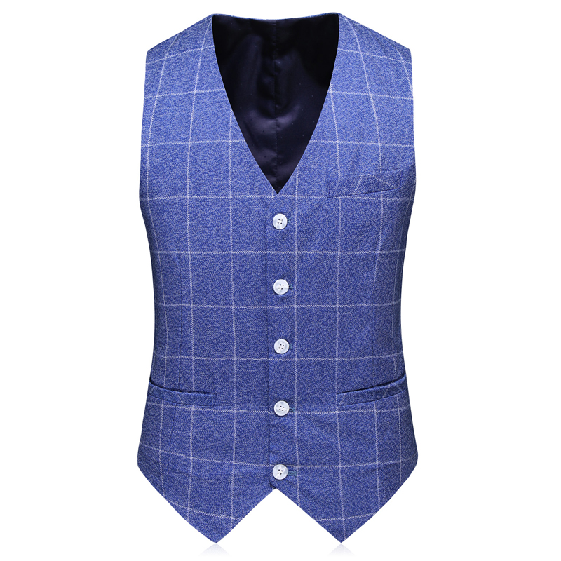 Factory direct Autumn style Curvy Chequered blue suits solid wool fabric Office
