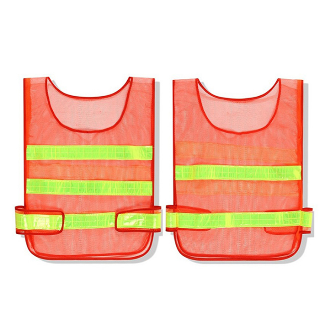 Reflective Safety Vest With Custom Logo Size Zipper Reflective Vest Safety Vest