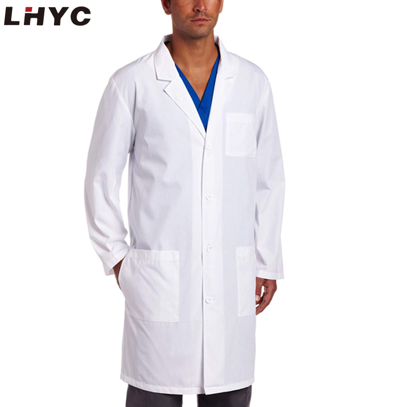 Man Women nurse Uniforms medical designs doctor white lab coat