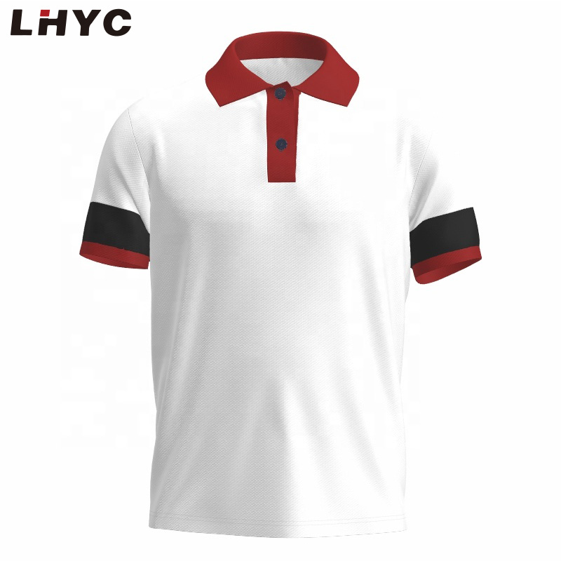 Custom Embroidered printing Logo 100% high quality business uniform Polo Shirt