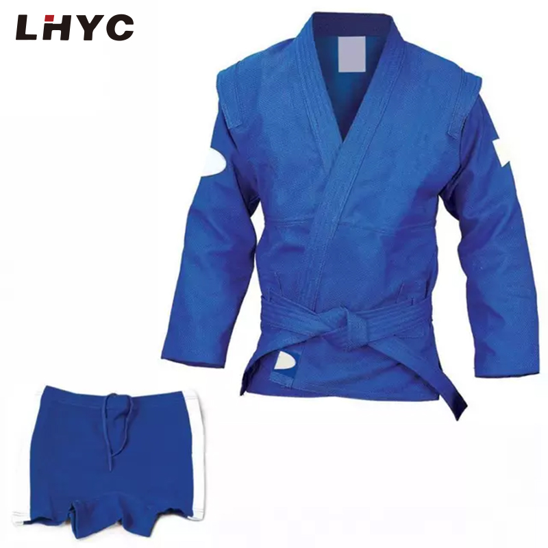 Professional Soft Cotton Sambou Uniform Martial Arts Karate Clothing