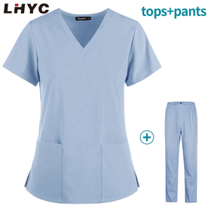 Factory Custom Doctor Nursing Scrubs Suit Uniform Hospital Uniforms Woman nurse uniform