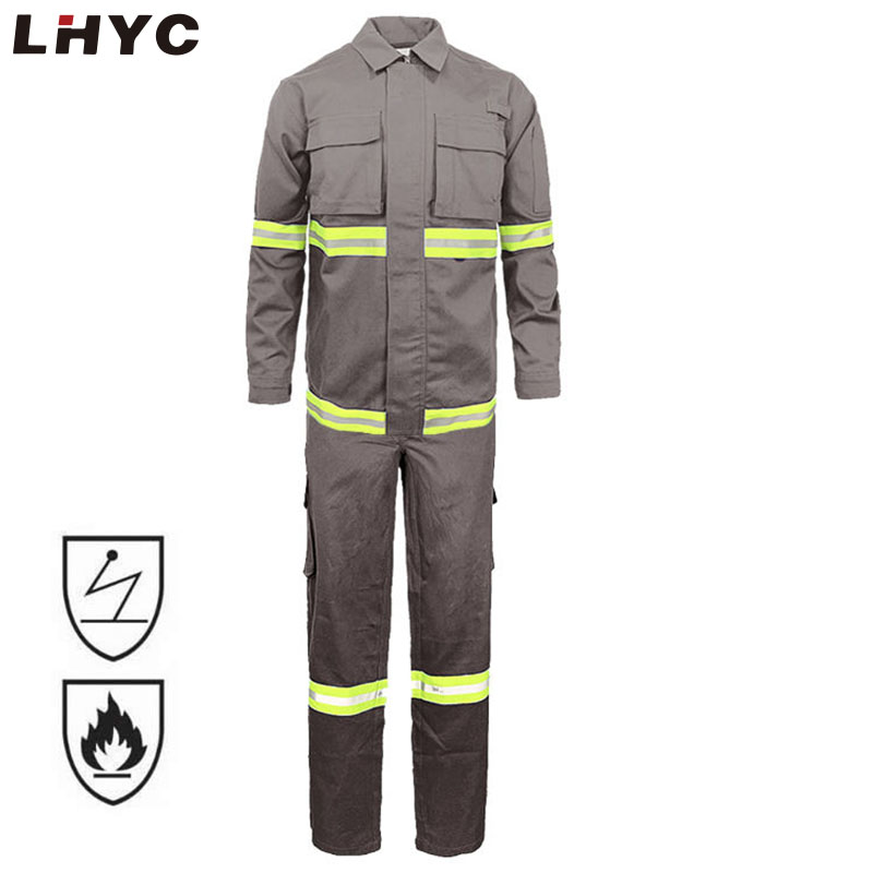 Factory Supply Anti Static Fire Resistant Custom Industrial Welder Work Welding Uniform