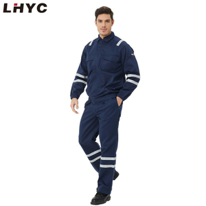 Multi Functional Soft Shell Colourful Navy Coverall Uniform Fireproof Work Clothes for Overalls