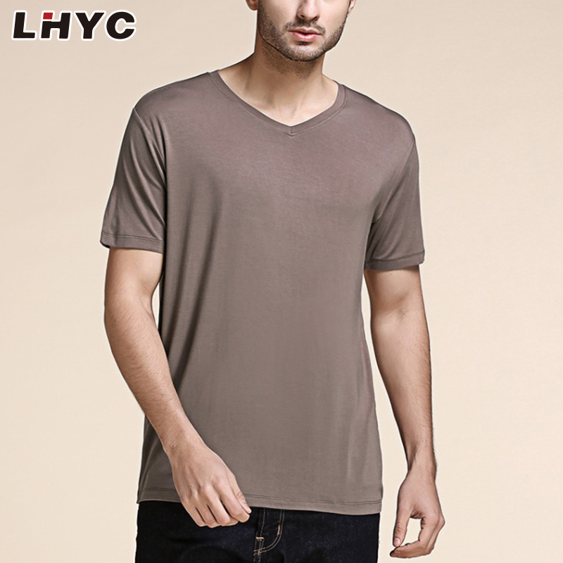 High Quality V Neck T Shirts Men T-shirt T shirt for Wholesale Cotton