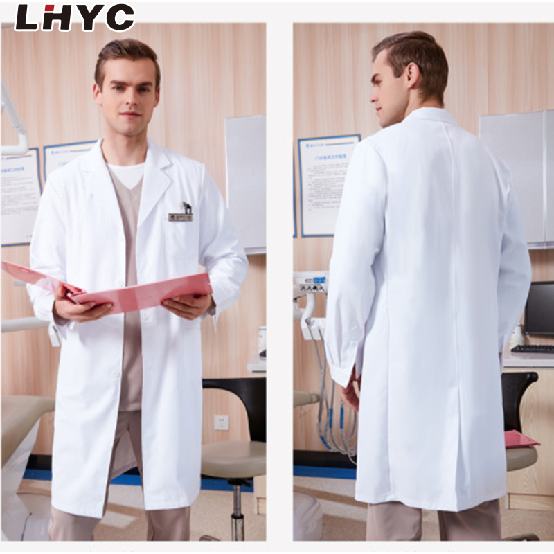 White Lab Coat Doctor Slim Female Thin Long-sleeved Short-sleeved Lab Coat Nurse Work Clothes