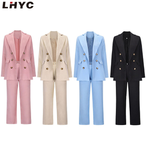 High Quality New Custom Women Suit American Middle Length Designer Women Casual Blazer Suits Clothing