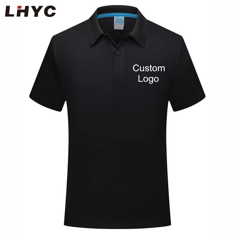  Mens Golf Polo T Shirts Short Sleeve Polo Shirt with custom logo printed
