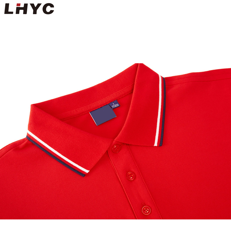 Quality Custom Embroidery Logo Cotton Men's Polo Shirts Unisex Uniform Shirt Polo