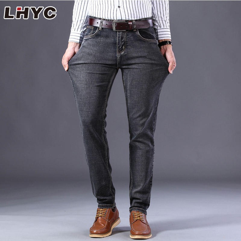 Wholesale Custom Men's jeans Business Fashion Soft Stretch Fashion Stretch skinny Jeans