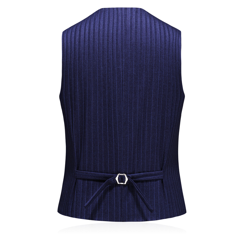Wool fabric, dark blue stripe type high quality suit hand - made