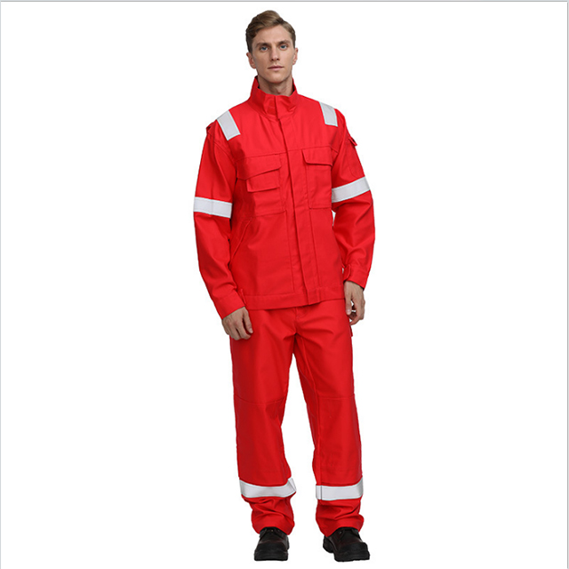 Factory Sell Orange Resistant Fireman Suit Fire Safety Suit workwear uniform