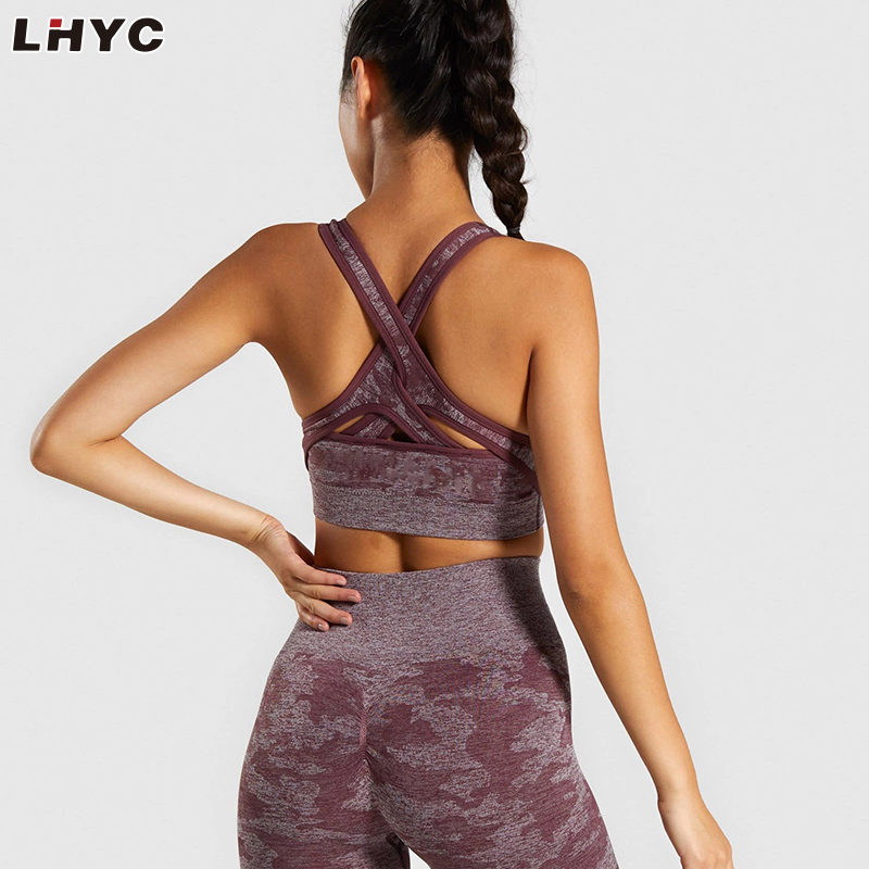 Seamless Yoga Set Sports Wear For Women Fitness Clothing 2 piece set 
