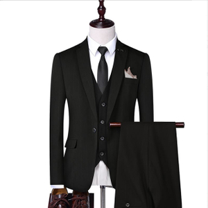 Unique design 2022 Spring style Striped men suit from China Slim fit 100% wool Wedding suits 