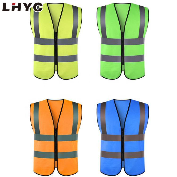 China professional manufacturer customized reflective safety vest high vis reflective jacket