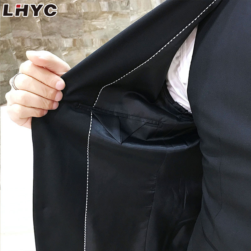 Factory Wholesale Men's Suits Slim Fit Luxury Male Business Suit Jacket For Men